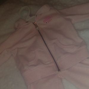 Pink sweatsuit